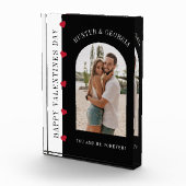 Happy Valentinesデーロマンチックモダンスタイリッシュな写真 フォトブロック (右)