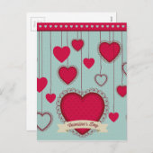 happy valentines シーズンポストカード (正面/裏面)