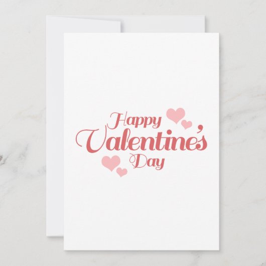 HAPPY VALENTINE'S 招待状 (正面)