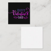 Happy valentines cards, cute, stock up! note card ノートカード (正面/裏面)