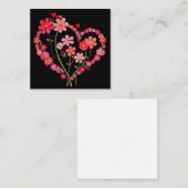 Happy valentines cards, cute, stock up! note card ノートカード (正面/裏面)