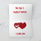 HAPPY VALENTINES DAYカード シーズンカード (内部)