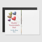 Happy Valentines Dayハートバルーン&写真 (正面/裏面)