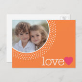 Happy Valentines Day写真 シーズンポストカード (正面/裏面)