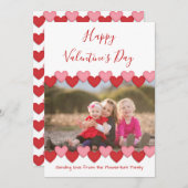 Happy Valentines Day写真 |フラットグリーティングカード シーズンカード (正面/裏面)