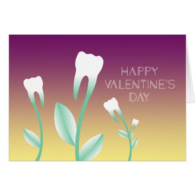 HAPPY VALENTINES DAY開花歯 (正面横)