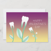 HAPPY VALENTINES DAY開花歯 招待状 (正面)