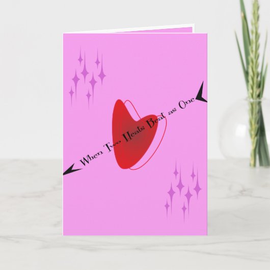 Happy Valentines Day カード (正面)