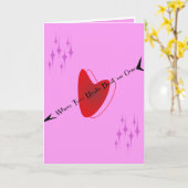 Happy Valentines Day カード (黄色い花)