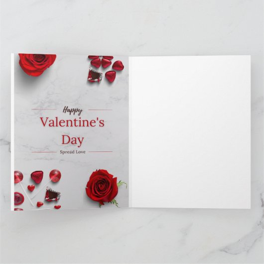 Happy Valentine's Day カード (内部)