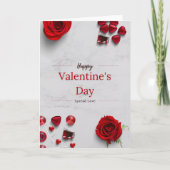 Happy Valentine's Day カード (正面)