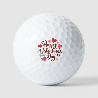 Happy Valentine's Day ゴルフボール