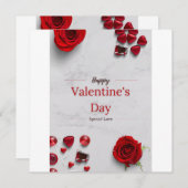 Happy Valentine's Day シーズンカード (正面/裏面)