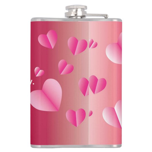 Happy Valentine's Day フラスク (裏面)