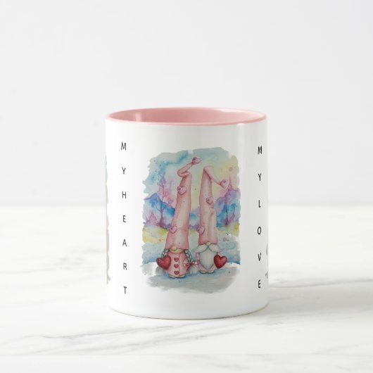 Happy Valentine's Day  マグカップ (中央)