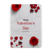 Happy Valentine's Day マグネット (縦)