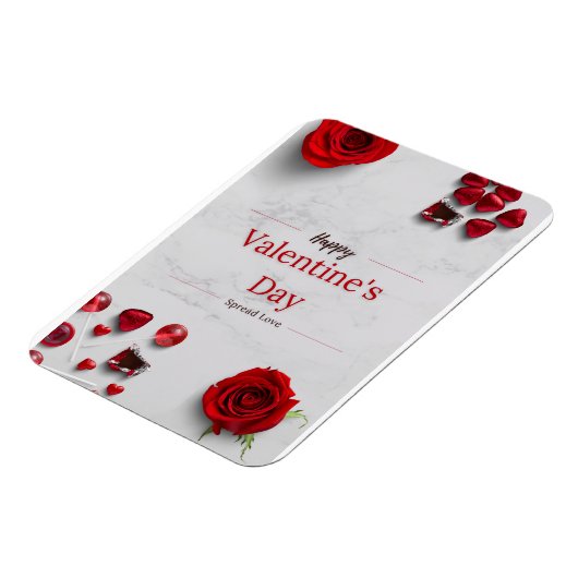 Happy Valentine's Day マグネット (左側)