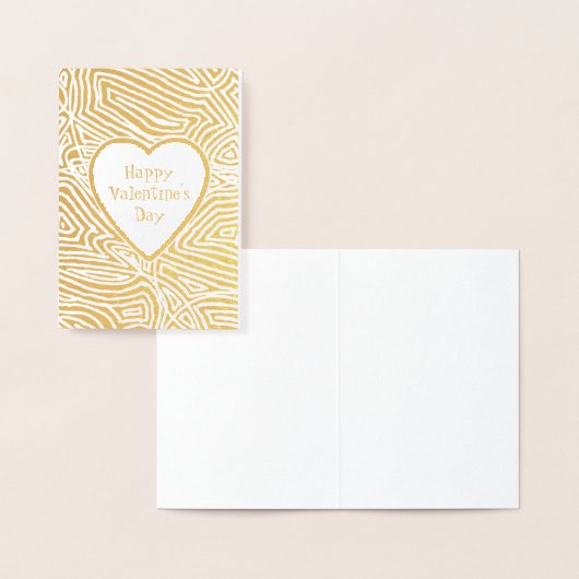 Happy Valentine's Day  箔カード (ディスプレー)