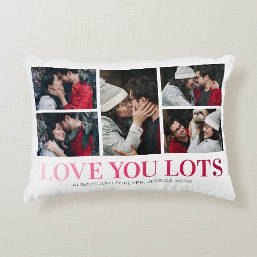 Happy Valentines Day 5写真 アクセントクッション (正面)