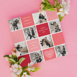 Happy Valentines Day 8フォトグリッド シーズンカード