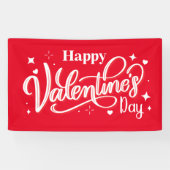 Happy Valentine's Day banner 横断幕 (横)
