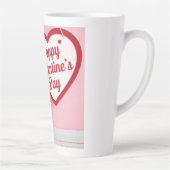 Happy Valentine's day - Be mine カフェラテマグ (右)