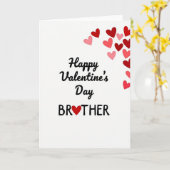 Happy Valentines Day Brother Card カード (黄色い花)