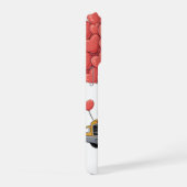 Happy Valentine's Day Bus with Owl iPhoneケース (右側面)