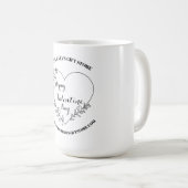 Happy Valentine's Day Business Name Website コーヒーマグカップ (正面右)