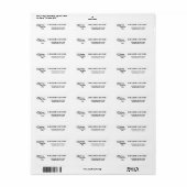 Happy Valentine's Day Business Name Website ラベル (フルシート)