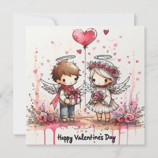 Happy Valentines Day Card シーズンカード (正面)