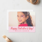 Happy Valentine's Day Card for Kids School ノートカード (正面/裏面インサイチュ)