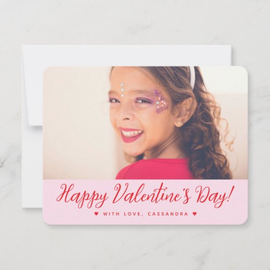 Happy Valentine's Day Card for Kids School ノートカード (正面)