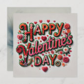 Happy Valentines Day Cards  シーズンカード (正面/裏面)