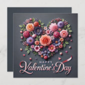 Happy Valentines Day Cards  シーズンカード (正面/裏面)