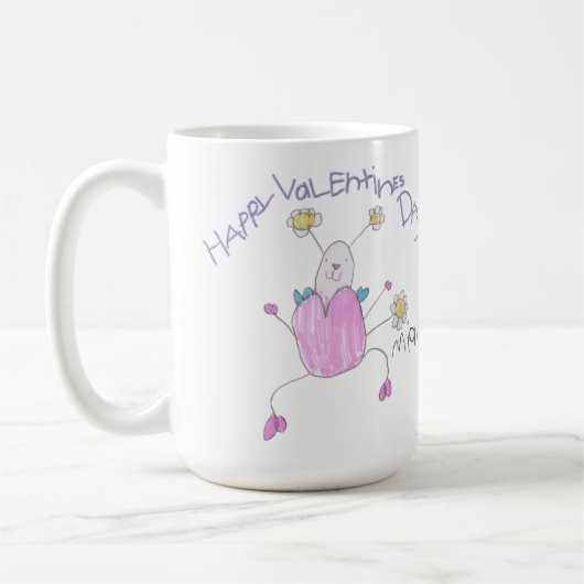 Happy Valentine's Day Coffee Mug コーヒーマグカップ (左)