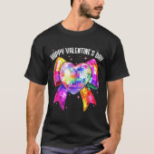 Happy Valentine's Day Coquette Disco Ball Heart Gi Tシャツ (正面)