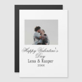 Happy Valentine's day couple photo modern simple t (正面/裏面)