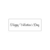 Happy Valentine's Day Cursive Script Text Template セルフインキングスタンプ (デザイン)