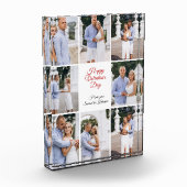 Happy Valentine's Day Custom 8 Photo Collage フォトブロック (左)