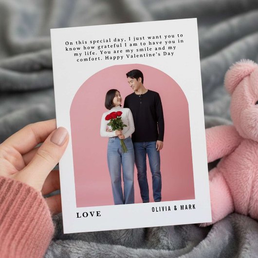 Happy Valentines Day Custom Photo Collage Holiday シーズンカード