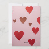 Happy Valentines Day Custom Photo Collage Love シーズンカード (裏面)