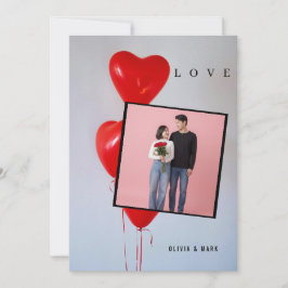 Happy Valentines Day Custom Photo Collage Love シーズンカード