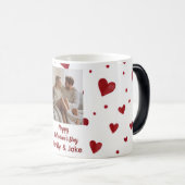 Happy Valentine's Day Custom Photo Mug モーフィングマグカップ (正面右)