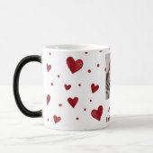 Happy Valentine's Day Custom Photo Mug モーフィングマグカップ (左)