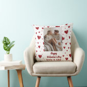 Happy Valentine's Day | Custom Photo Pillow クッション (椅子)