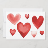 Happy Valentine's Day Custom Photograph Modern シーズンカード (裏面)