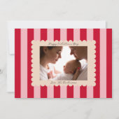 Happy Valentine's Day Custom Photograph Modern シーズンカード (正面)