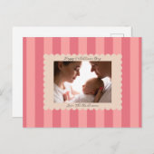 Happy Valentine's Day Custom Photograph Modern シーズンポストカード (正面/裏面)