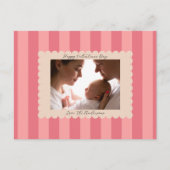 Happy Valentine's Day Custom Photograph Modern シーズンポストカード (正面)